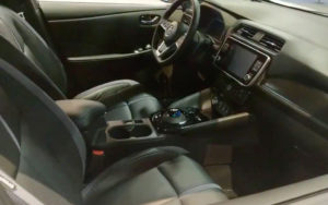 Nissan Leaf front seat